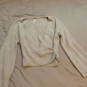 Free People Gray Sweater